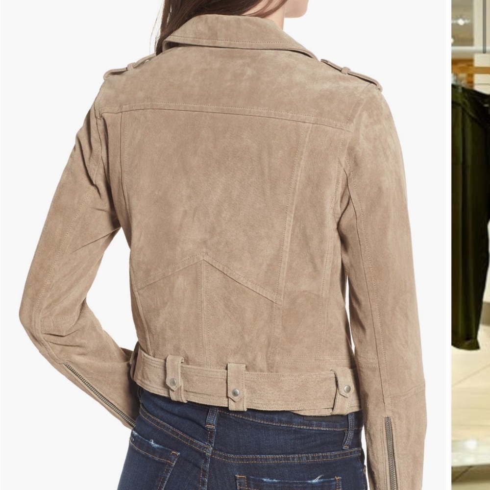 100% Leather Blank NYC Suede Moto Jacket - Picture 2 of 6
